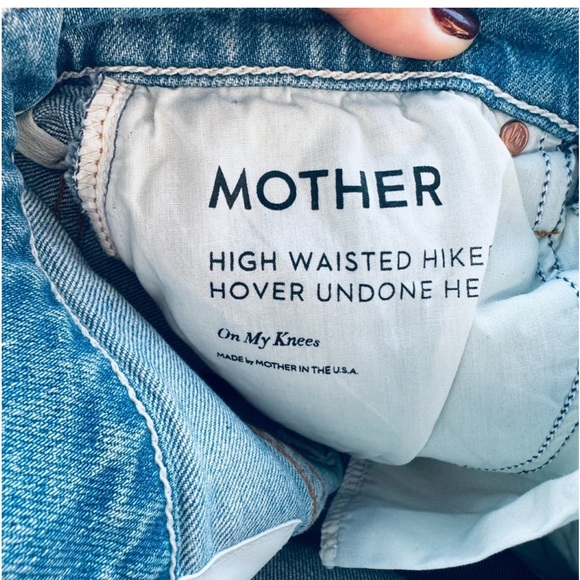Mother High waisted hiker hover undone hem 24 - Picture 5 of 9